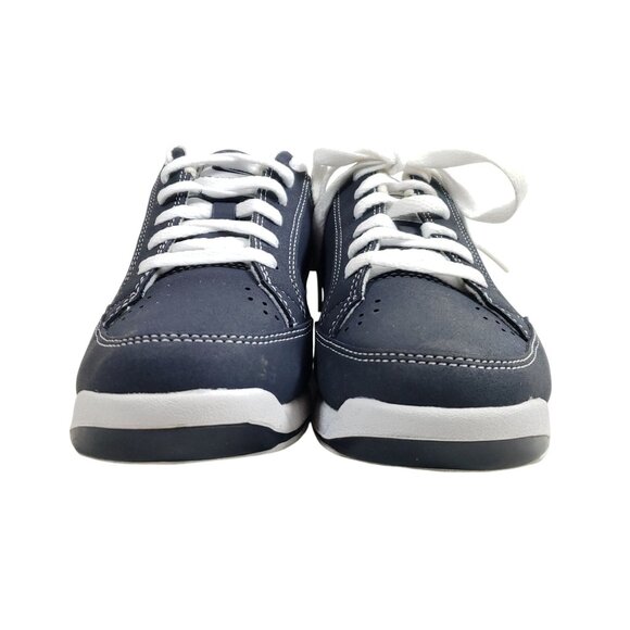 Dexter Womens Size 6.5 Navy Bowling Shoes Slide-Rite Soles Lace-Up Athletic - Picture 6 of 8